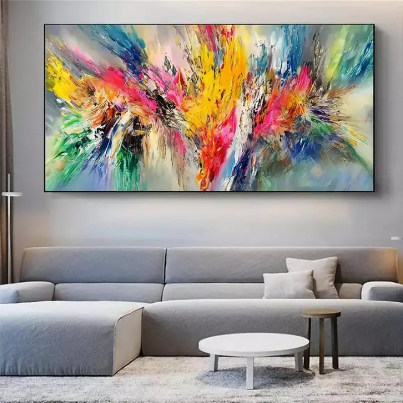 Contemporary Abstract Clouds Art Canvas